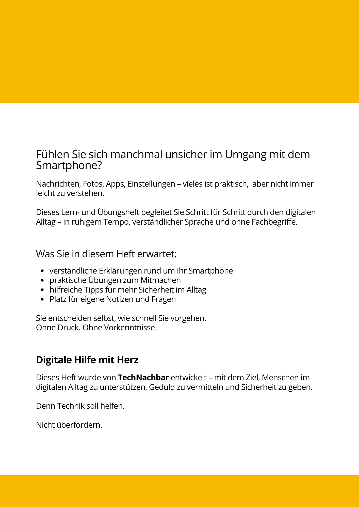 Mein Smartphone im Alltag - Praxisheft für mehr Sicherheit im digitalen Leben